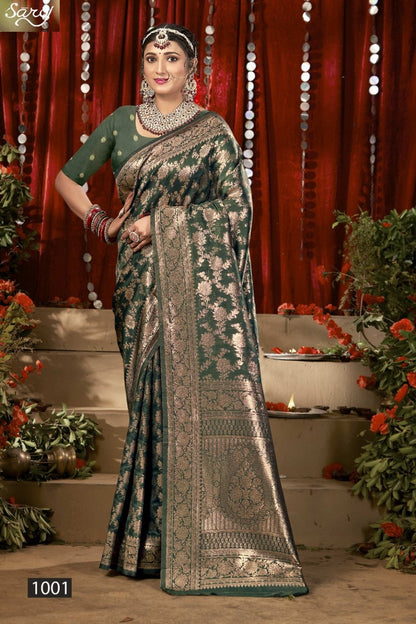 Saffron Silk Vol 4 Saroj Silk Sarees Exporter India