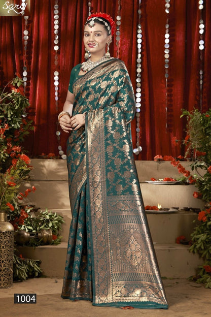 Saffron Silk Vol 4 Saroj Silk Sarees Exporter India