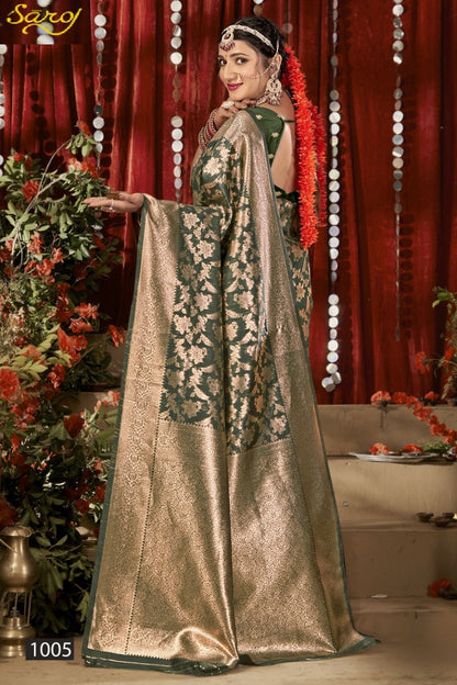 Saffron Silk Vol 5 Saroj Silk Sarees Wholesaler Ahmedabad