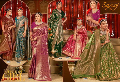 Saffron Silk Vol 6 Saroj Silk Sarees Wholesale Price