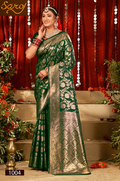 Saffron Silk Vol 6 Saroj Silk Sarees Wholesale Price