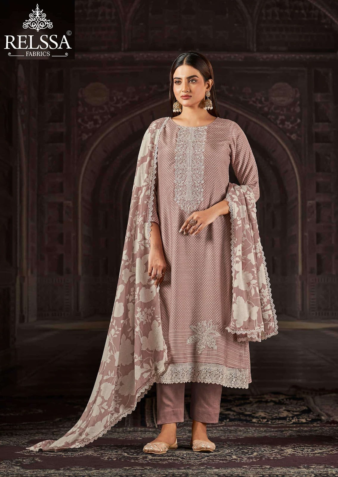 Saffron Vol 3 Relssa Fabrics Modal Pant Style Suits Wholesale Price