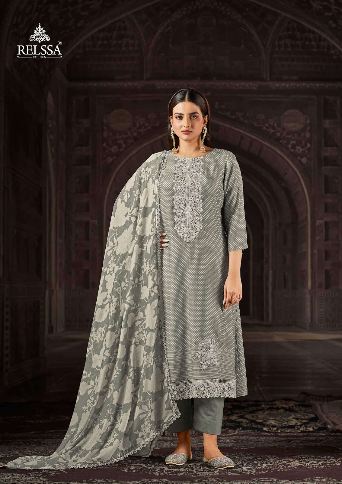 Saffron Vol 3 Relssa Fabrics Modal Pant Style Suits Wholesale Price