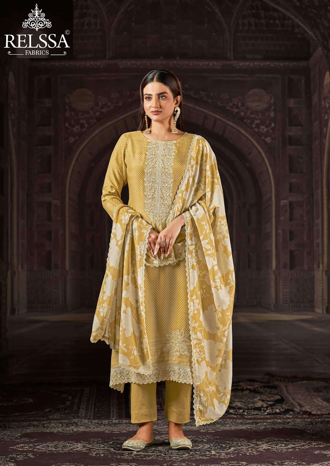 Saffron Vol 3 Relssa Fabrics Modal Pant Style Suits Wholesale Price
