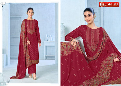 Saffron Woollen Salvi Fashion Viscose Pashmina Suits Manufacturer Gujarat