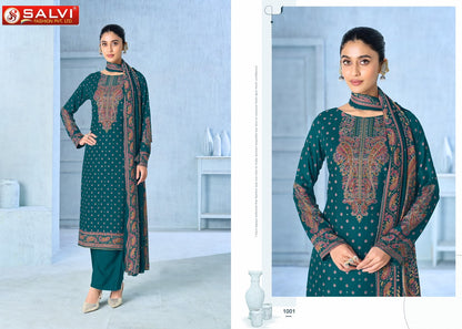 Saffron Woollen Salvi Fashion Viscose Pashmina Suits Manufacturer Gujarat