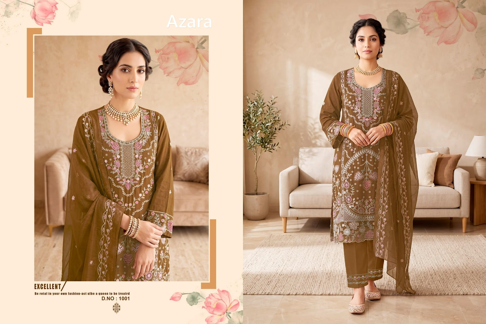 Safia Radhika Fashion Azara Lawn Cotton Karachi Salwar Suits Wholesaler Ahmedabad