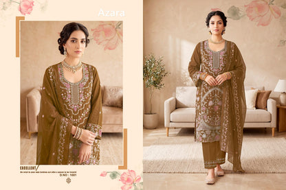 Safia Radhika Fashion Azara Lawn Cotton Karachi Salwar Suits Wholesaler Ahmedabad