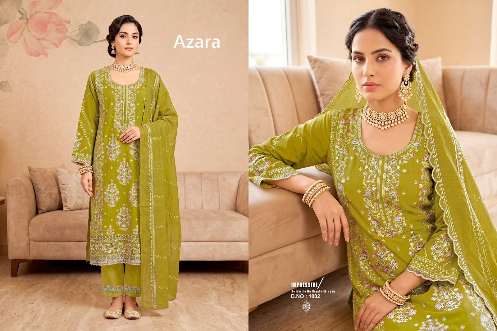 Safia Radhika Fashion Azara Lawn Cotton Karachi Salwar Suits Wholesaler Ahmedabad