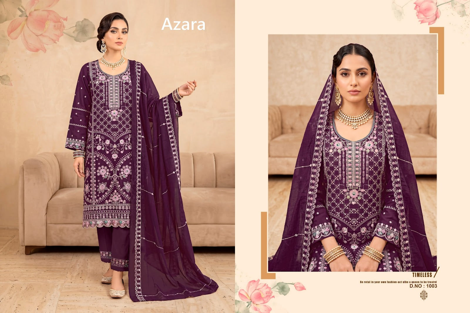 Safia Radhika Fashion Azara Lawn Cotton Karachi Salwar Suits Wholesaler Ahmedabad