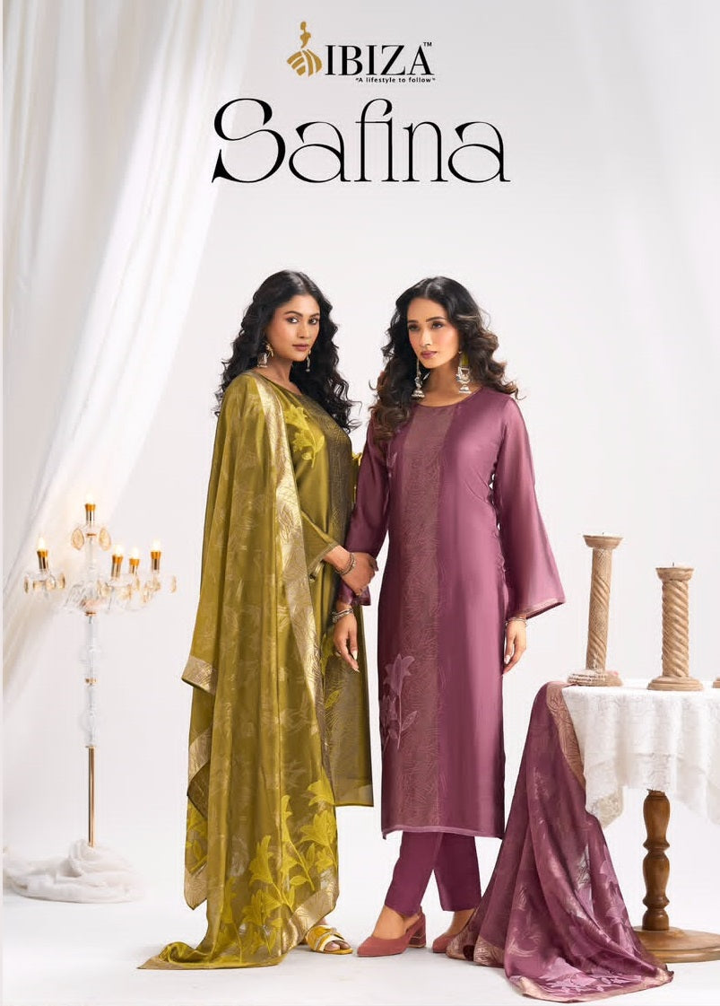 Safina Ibiza Banglori Silk Pant Style Suits Supplier Ahmedabad