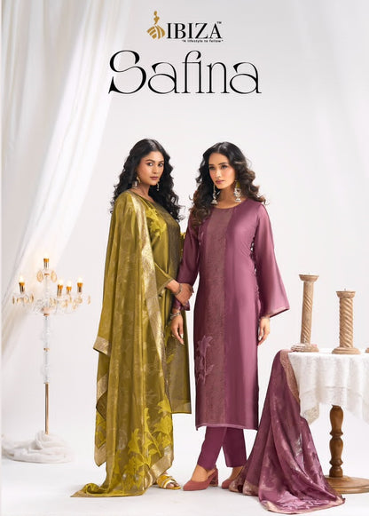 Safina Ibiza Banglori Silk Pant Style Suits Supplier Ahmedabad
