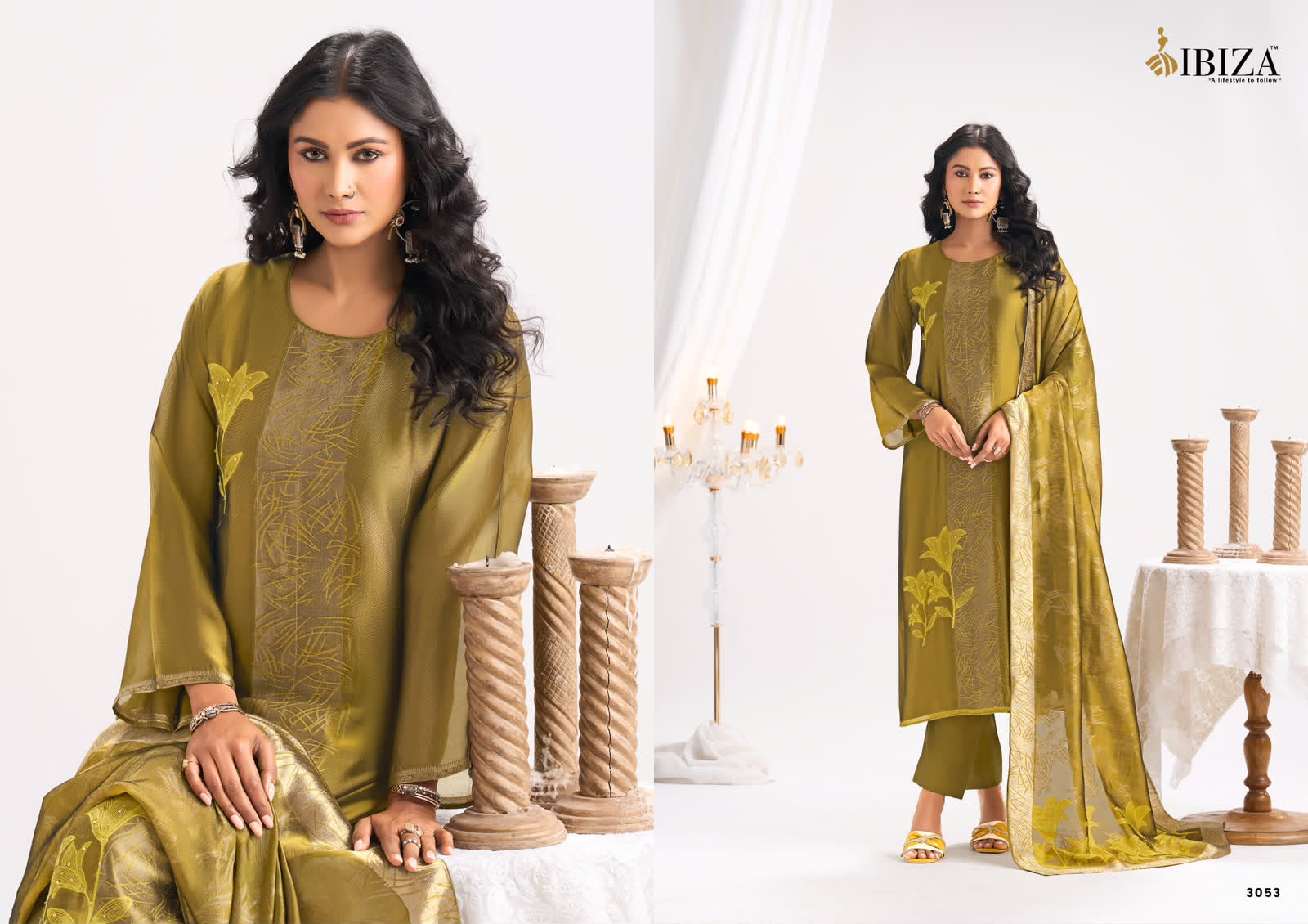 Safina Ibiza Banglori Silk Pant Style Suits Supplier Ahmedabad