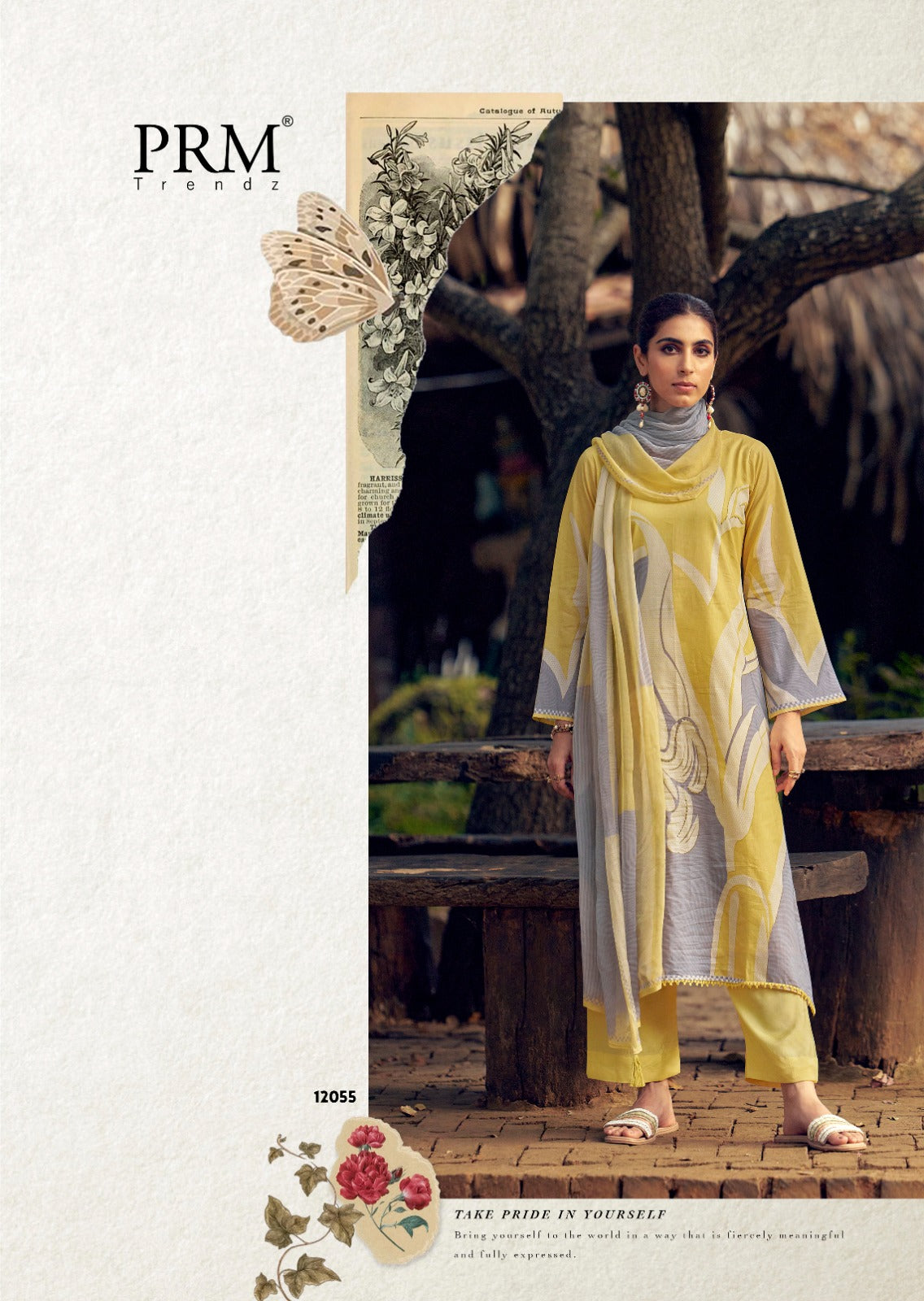 Safina Prm Trendz Pure Lawn Pant Style Suits Wholesale Price