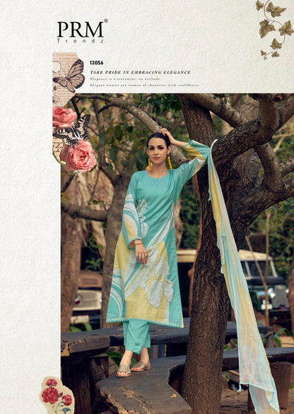 Safina Prm Trendz Pure Lawn Pant Style Suits Wholesale Price