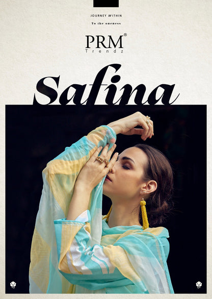 Safina Prm Trendz Pure Lawn Pant Style Suits Wholesale Price