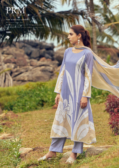 Safina Prm Trendz Pure Lawn Pant Style Suits Wholesale Price