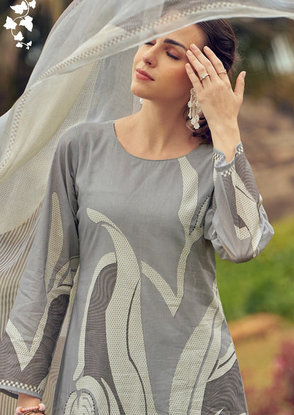 Safina Prm Trendz Pure Lawn Pant Style Suits Wholesale Price