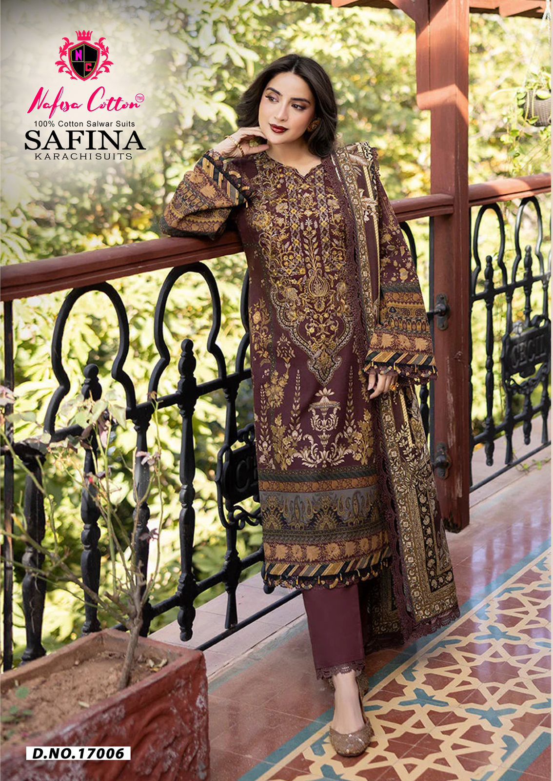 Safina Vol 17 Nafisa Cotton Karachi Salwar Suits Supplier Gujarat