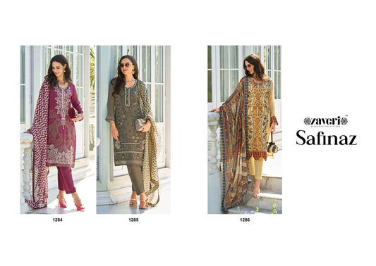 Safinaz Zaveri Soft Organza Pakistani Readymade Suits Wholesale Price