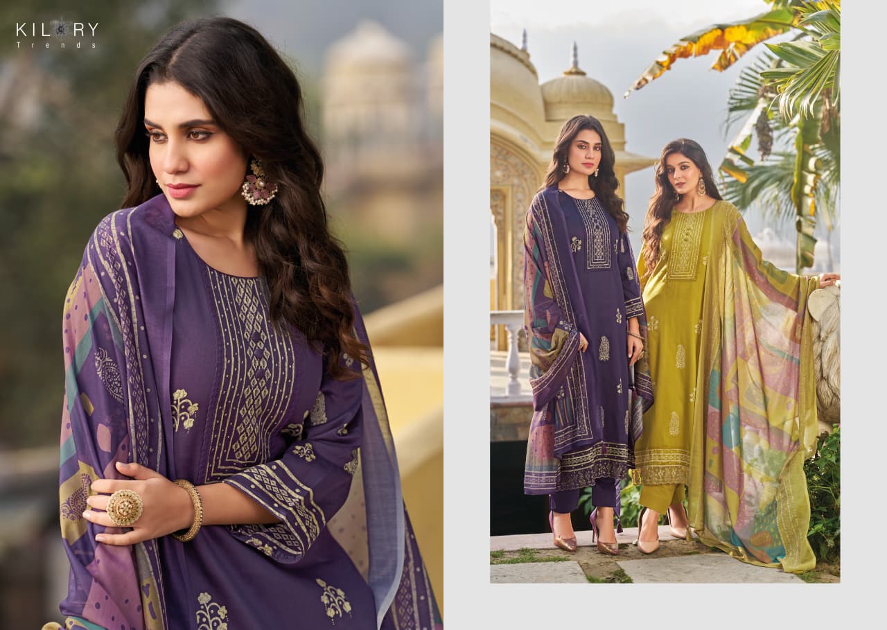 Safira Kilory Jam Cotton Pant Style Suits Wholesaler Gujarat