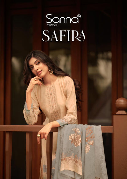 Safira Sanna Fashion Linen Pant Style Suits Wholesale