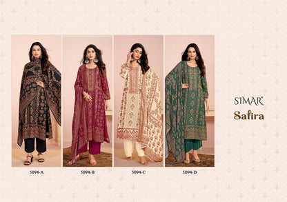 Safira Simar Pashmina Suits Manufacturer India