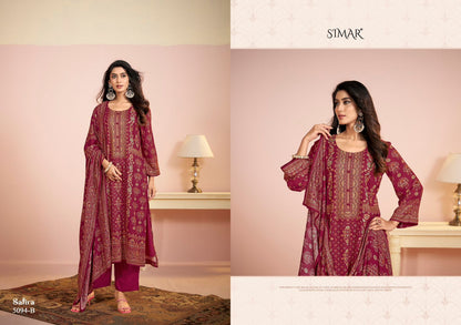 Safira Simar Pashmina Suits Manufacturer India