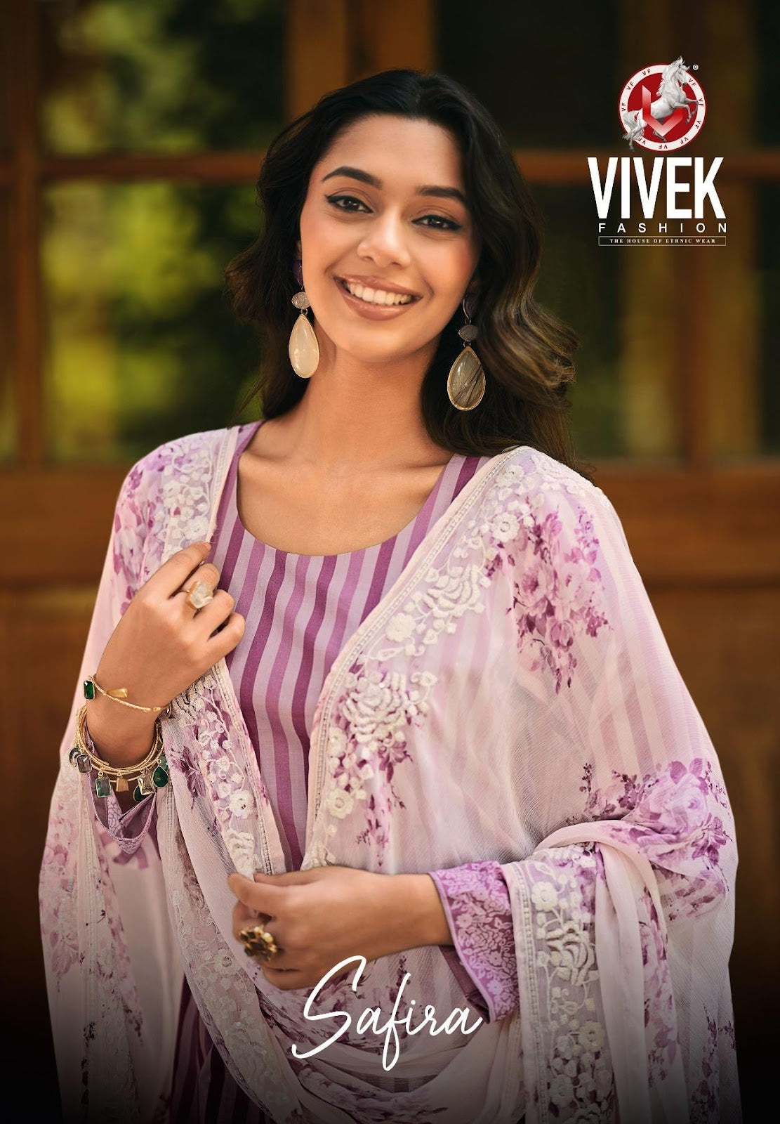 Safira Vivek Lawn Cotton Pant Style Suits Wholesale Rate
