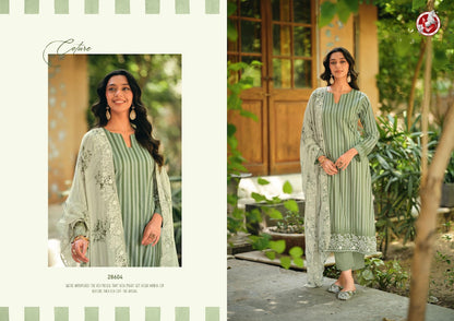 Safira Vivek Lawn Cotton Pant Style Suits Wholesale Rate