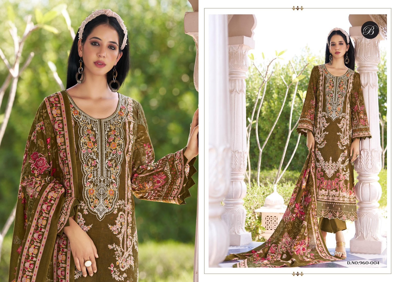 Safiya Vol 2 Belliza Designer Studio Pure Cotton Karachi Salwar Suits Wholesaler Ahmedabad