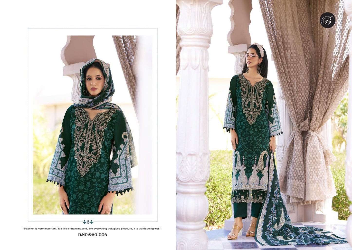 Safiya Vol 2 Belliza Designer Studio Pure Cotton Karachi Salwar Suits Wholesaler Ahmedabad