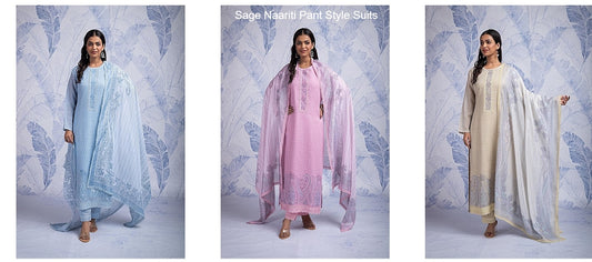 Sage Naariti Linen Pant Style Suits Exporter Ahmedabad