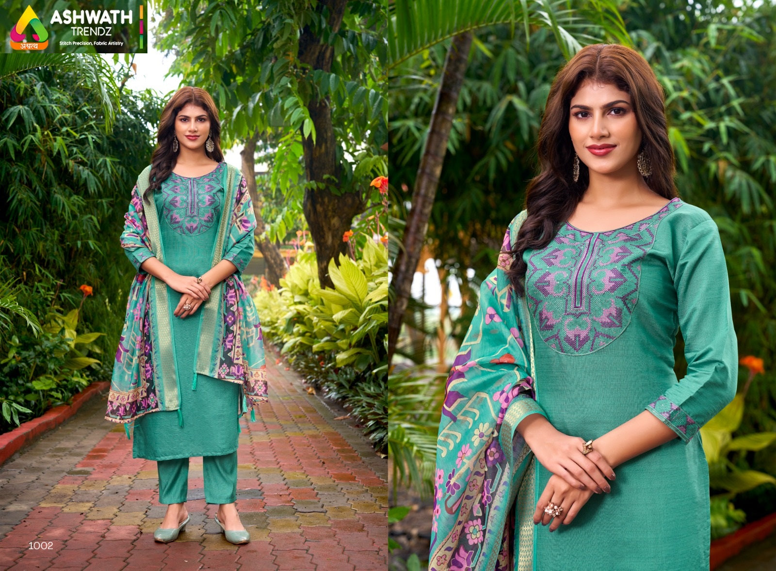 Sagun Ashwath Vetican Readymade Pant Style Suits Supplier Gujarat