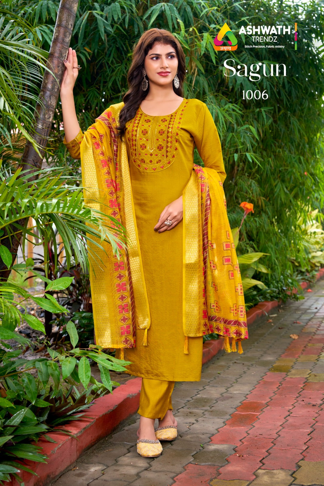 Sagun Ashwath Vetican Readymade Pant Style Suits Supplier Gujarat
