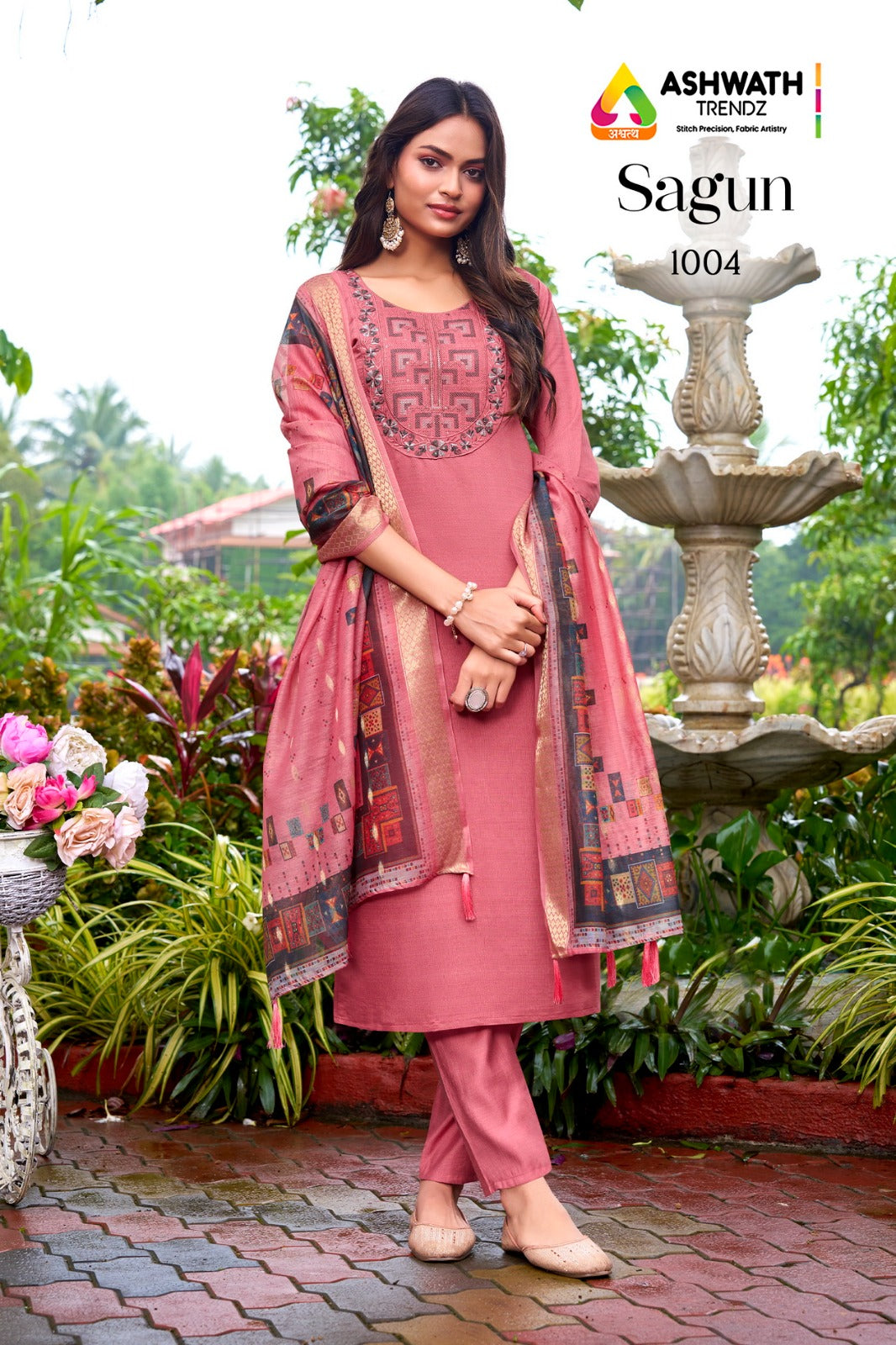 Sagun Ashwath Vetican Readymade Pant Style Suits Supplier Gujarat