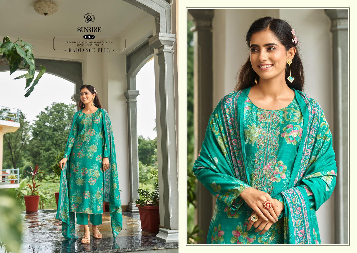 Sagun Sunrise Viscose Pashmina Suits Manufacturer India