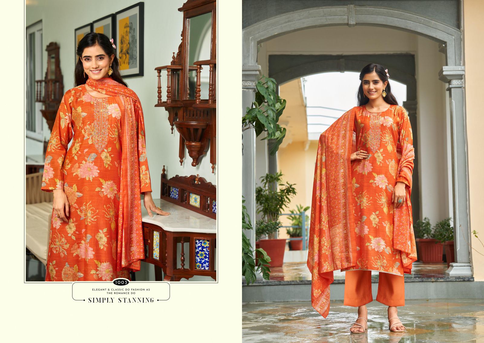 Sagun Sunrise Viscose Pashmina Suits Manufacturer India