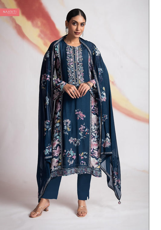 Sahali Naariti Muslin Pant Style Suits Supplier Gujarat