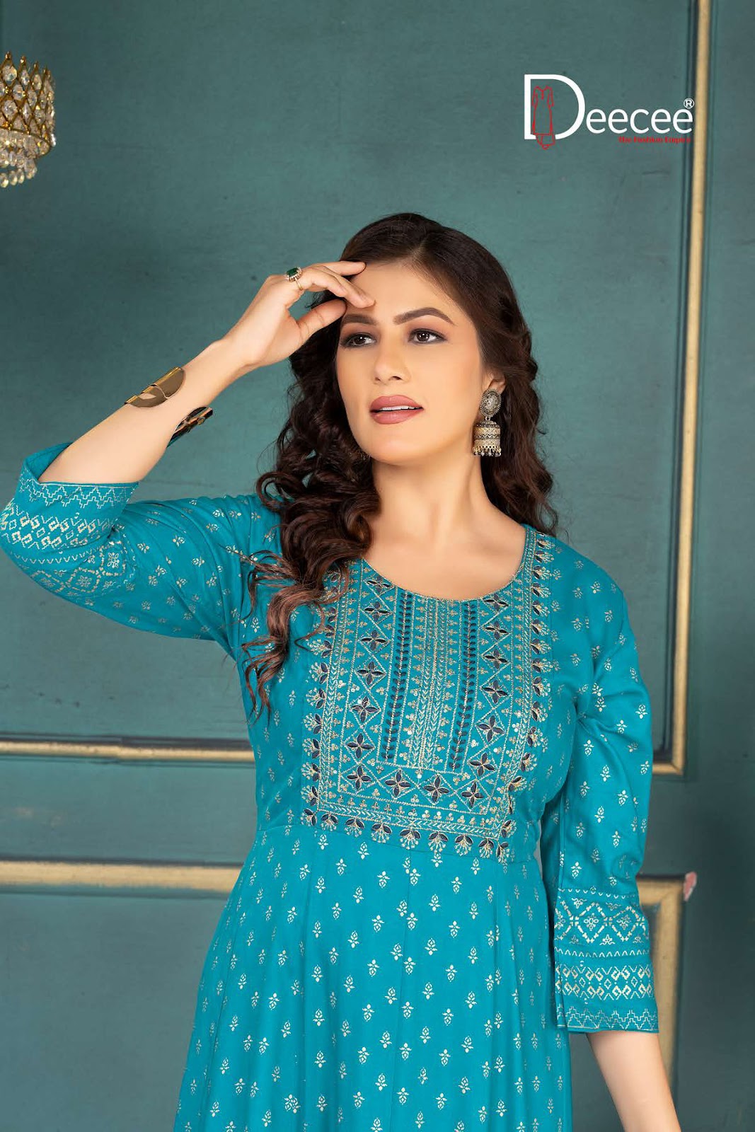 Sahar Deecee Rayon Anarkali Kurtis Supplier Gujarat