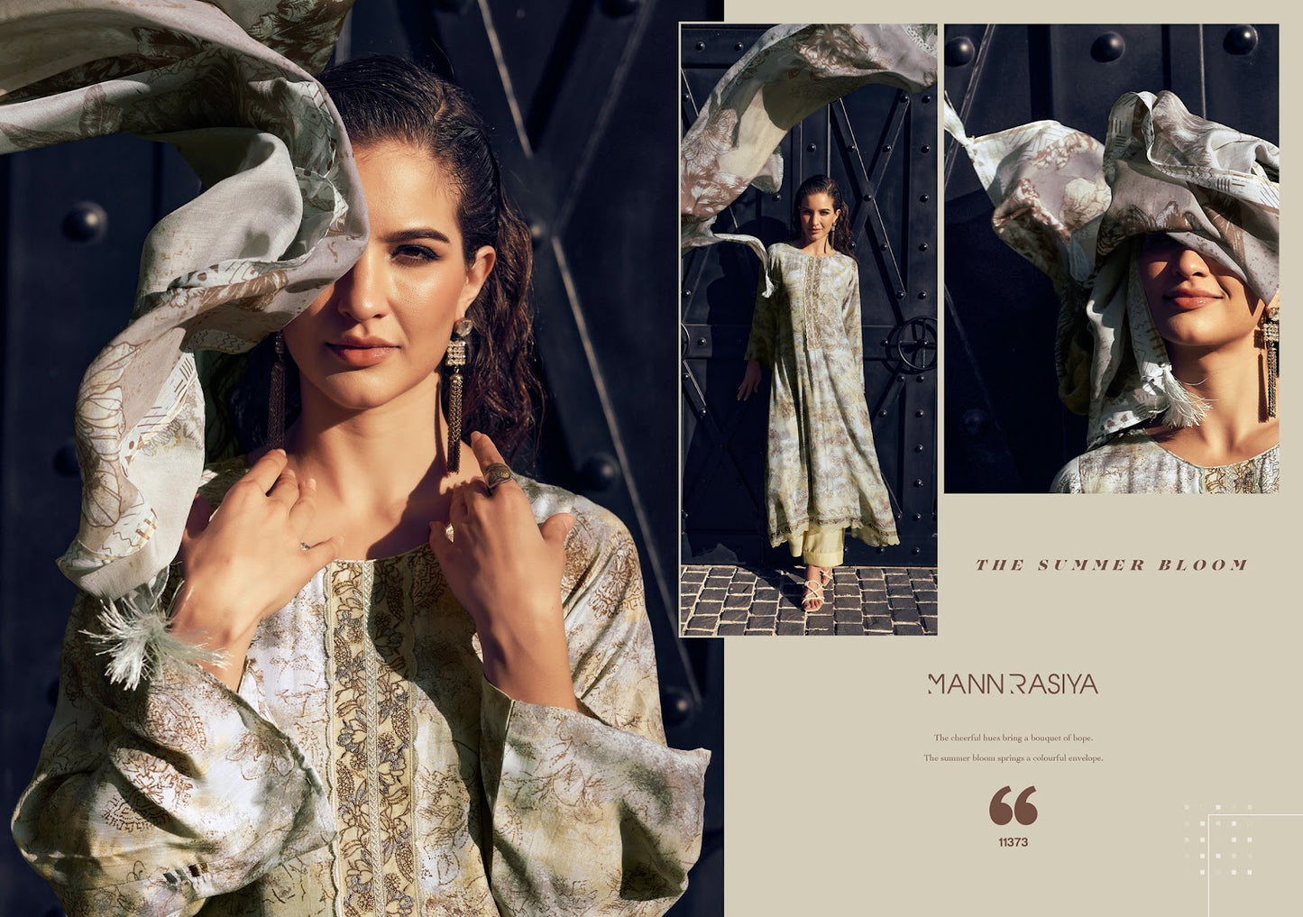 Sahar Mannrasiya Modal Muslin Plazzo Style Suits Supplier Gujarat