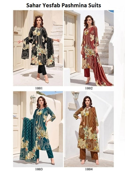 Sahar Yesfab Pashmina Suits Wholesaler Gujarat