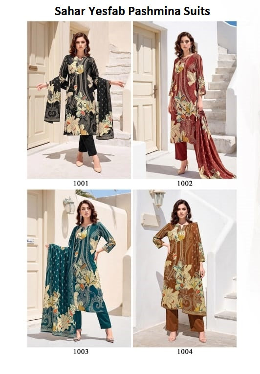 Sahar Yesfab Pashmina Suits Wholesaler Gujarat