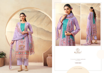 Sahara Rupali Cambric Cotton Pant Style Suits Wholesaler India