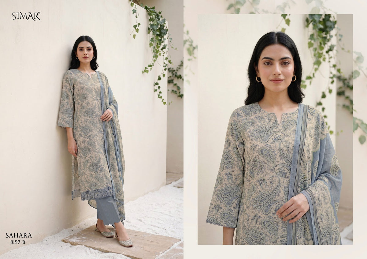 Sahara Simar Viscose Pashmina Suits Manufacturer Ahmedabad
