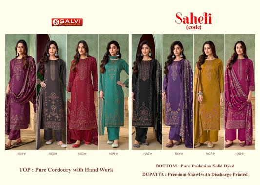 Saheli Code Salvi Fashion Pashmina Suits Wholesale Price