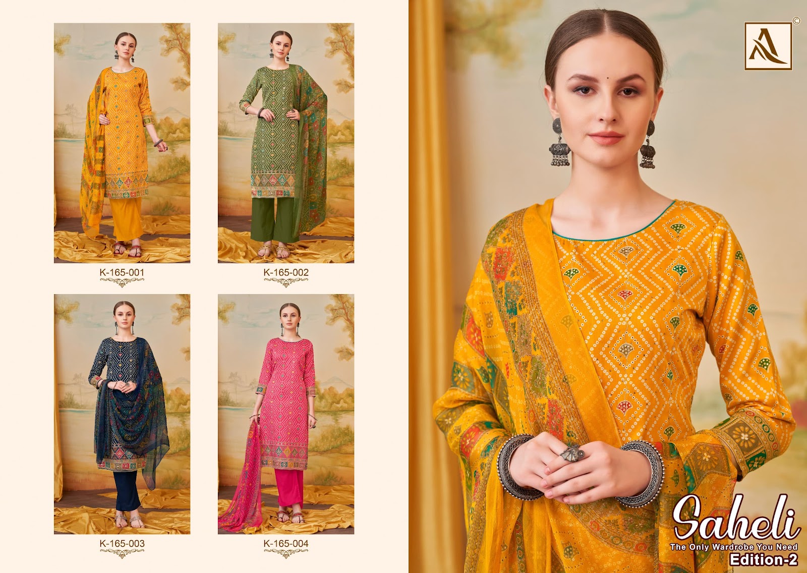 Saheli Edition 2 Alok Zam Karachi Salwar Suits Manufacturer Ahmedabad