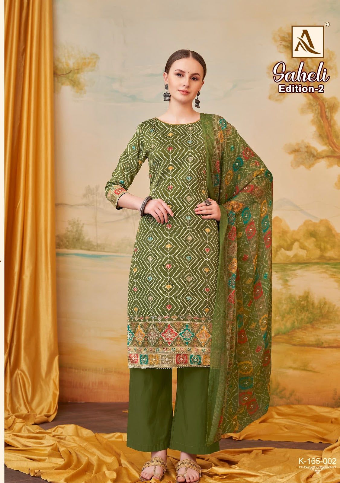 Saheli Edition 2 Alok Zam Karachi Salwar Suits Manufacturer Ahmedabad