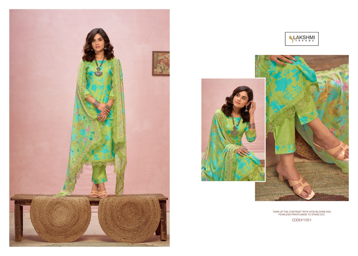 Saheli Laxmi Trendz Lawn Cotton Pant Style Suits Wholesaler Gujarat