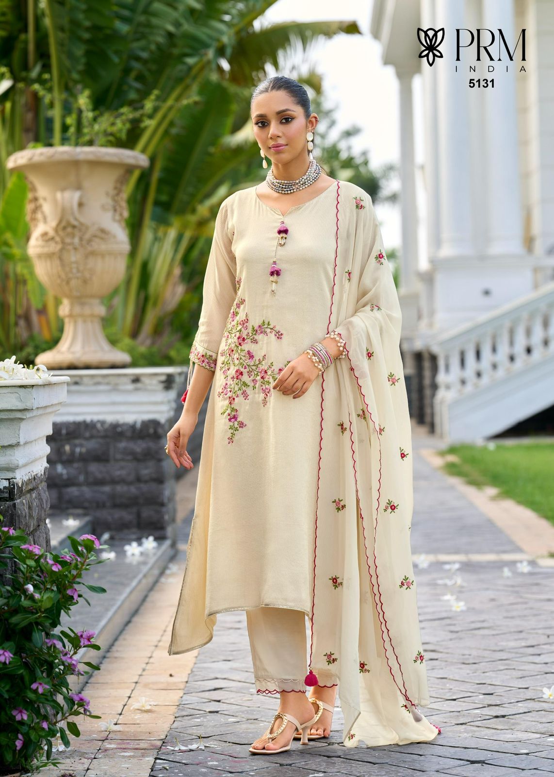 Saheli Prm India Russian Silk Readymade Pant Style Suits Wholesale